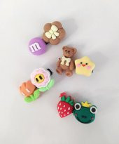 Eğlenceli Hayvan Meyve Çiçek Figür Silikon Pens Toka 11371 thumbnail 2