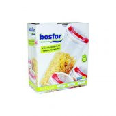 Bosfor Hauseware Vakumlu Erzak Kabı 3lü Set D-6 - 2