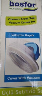 Bosfor Hauseware Vakumlu Erzak Kabı 3lü Set D-6 - 4