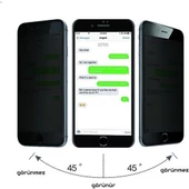 Logis İphone 7 Plus Privacy Matte Seramık Ekran Koruyucu - 4