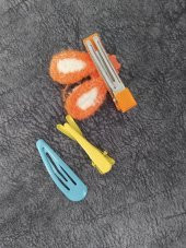 Sevimli Ayıcık Toka Bebek Saç Klipsli Pens Toka Sevimli Çocuklar Kız Saç Toka Aksesuarları - 2