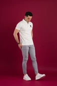 SLİMFİT POLO YAKA PENYE PAMUKLU ERKEK T-SHİRT - 2
