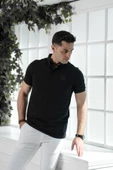 SLİMFİT POLO YAKA PENYE PAMUKLU ERKEK T-SHİRT - 9