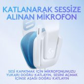 Logitech G335 Kablolu Kulak Üstü Oyuncu Kulaklığı Beyaz 981-001018 - 5