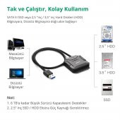 UGREEN USB 3.0 SATA III Dönüştürücü Adaptör - 5