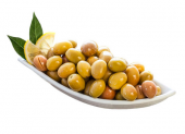 Akhisar Çizik Yeşil Zeytin Net 900 gr Pet Kavanoz - 1