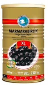 Marmarabirlik Gold XL Siyah Zeytin Teneke 800 G + Salamura 201-230 KB XL Siyah Zeytin Teneke 800 G - 2