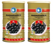 Marmarabirlik Mega 201-230 KB XL Siyah Zeytin Teneke 2 x 800 G - 1