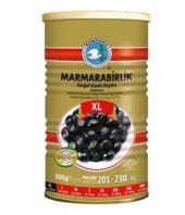 Marmarabirlik Doğal Salamura 201-230 KB XL Siyah Zeytin Teneke 800 G - 1