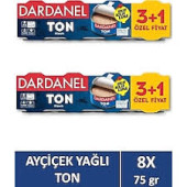 Dardanel Klasik Ton Balığı 8 x 75 Gr - 1