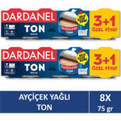 Dardanel Klasik Ton Balığı 8 x 75 Gr - 2