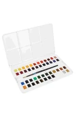 Daler Rowney Aquafine Studio Plastik Kutu Set 48'li Yarım Boy Sulu Boya thumbnail 2