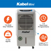 Kabel 26 L Su Tanklı Mini Evaporatif Soğutucu Vantilatör - 2