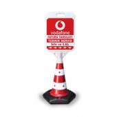 Vodafone Reklam Yönlendirme ve Tanıtım Yelken Bayragı Kırmızı - 1