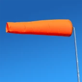 Rüzgar Çorabı-Windsock-Tulumu / Turuncu  Çap 25 cm Uzunluk 20x40x200 thumbnail 1