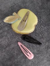 Elma Meyveli Renkli Peluş Çıt Çıt Toka 11416 thumbnail 2