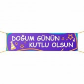 Doğum Günü Pankartı-1 75x300 cm - 1