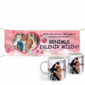 Evlilik Teklifi Kumaş Pankart -24- - 1