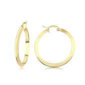 İtalyan Halka Altın Küpe ( 2 cm Çaplı) thumbnail 1