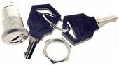 12mm Elektronik Anahtarlı Aç Kapa Kilidi - 1/2 Key Switch SPST - 1