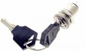 12mm Elektronik Anahtarlı Aç Kapa Kilidi - 1/2 Key Switch SPST - 2