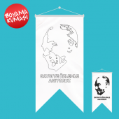 Atatürk Kırlangıç Boyama Kumaşı 50x70 cm - 1