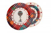 Lucky Art Shannon Bone 27 cm 6lı Servis Tabağı Seti LYHD 441 - 1