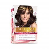 Loreal Excellence Creme Saç Boyası 4 Koyu Kahve - 1
