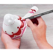 Edding Porselen Boyama Kalemi 6 lı Sıcak Renkler Alman Markası Edding Porselen Boya Kalemi - 4