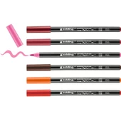 Edding Porselen Boyama Kalemi 6 lı Sıcak Renkler Alman Markası Edding Porselen Boya Kalemi - 2