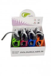 İtalyano Doldurulabilir Yaylı Kıvrılabilir Renkli Mutfak Çakmağı - 2