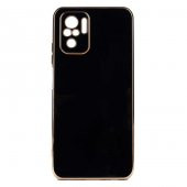 Xiaomi Redmi Note 10S Kılıf Köşeli Altın Model Kapak - 7