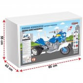 Pilsan Chopper Fırtına Akülü Motor Mavi - 4