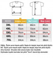 Erkek Büyük Beden Battal Boy Bisiklet Yaka  100 Pamuk Tişört - 12