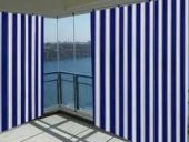 Ceylan Home Balkon Perdesi Mavi Kalın Çizgili 475x250 - 3