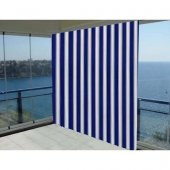Ceylan Home Balkon Perdesi Mavi Kalın Çizgili 550x250 thumbnail 3