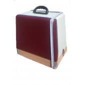 Overlok dikiş makina Çantası (Ahşap Deri Kaplama) - 3