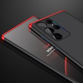 KNY Samsung Galaxy S22 Ultra Kılıf 3 Parça 360 Ays Kapak Kırmızı - 3