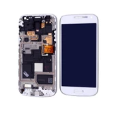 Samsung Galaxy S4 Mini I9190 LCD Ekran Dokunmatik Çıtalı Komple Beyaz - 1