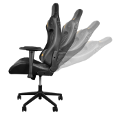 GAMDIAS APHRODITE EF1 Ergonomik Tasarım ,  Ayarlanabilir 2D Kolçak ve Sırt Dayama , Çelik Taban , Oyuncu Koltuğu (Siyah) - 3
