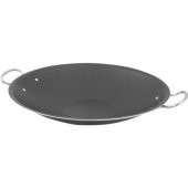 İçi dışı 3 Kat Teflon Kaplama 45cm Alüminyum Kavurma Bazlama Sacı Yapışmaz saplı Saç Kavurma Tavası - 1