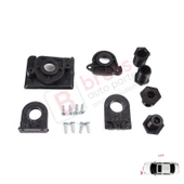 VW Jetta MK6 A6 5C6 2010-2018 5C7998225 İçin Sol Ön Far Ayak Tamir Seti thumbnail 1