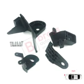 Renault Symbol MK3 Makyajlı Kasa 2017-On 260102037R İçin Sağ Ön Far Ayak Tamir Seti thumbnail 4