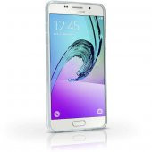 Samsung Galaxy A7 2016 A710F İnce Şeffaf Silikon Kılıf + Cam - 6