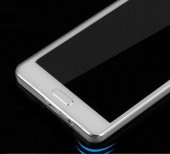 Samsung Galaxy A7 2016 A710F İnce Şeffaf Silikon Kılıf + Cam - 8