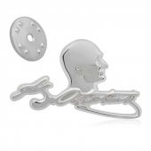 Gümüş Kemal Atatürk İmzalı Rozet - 11