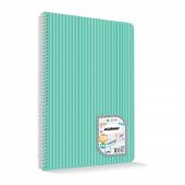 Çınar Colormaxi 17*24 Spiralli Plastik Kapak 72 Yaprak Kareli Defter(1 Adet) - 1
