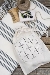 Nazar El Dokuma Çantalı Peştemal - 1