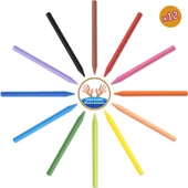 Bic Kids Plastidecor Silinebilir Elleri Kirletmeyen Pastel Boya 12 Renk - 4