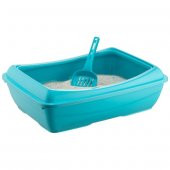 Mikopet Büyük Kedi Tuvaleti Mavi - 1